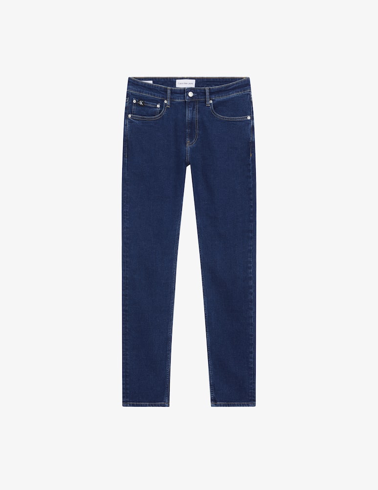 Calvin Klein Jeans Jeans slim fit scuro pieno - immagine 2 Calvin Klein Jeans Jeans slim fit scuro pieno - immagine 2