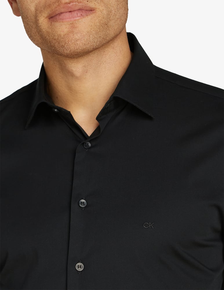 Calvin Klein Camicia poplin stretch regular fitted - immagine 3 Calvin Klein Camicia poplin stretch regular fitted - immagine 3