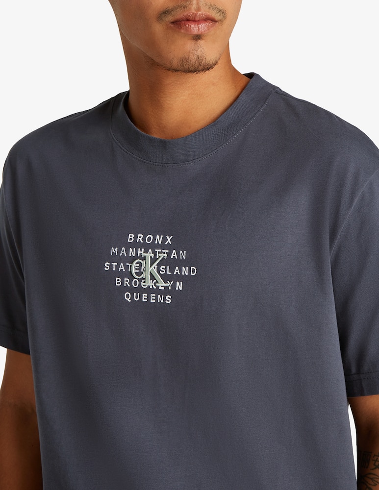 rinascente Calvin Klein Jeans Maglietta logo centro