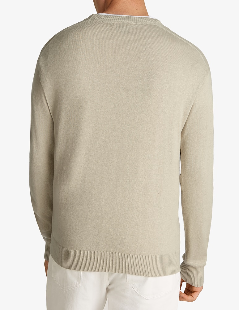 Calvin Klein Jeans Maglia girocollo impuntura big logo - immagine 2 Calvin Klein Jeans Maglia girocollo impuntura big logo - immagine 2