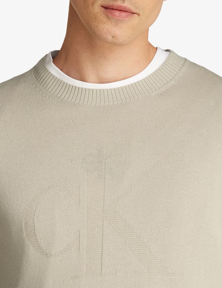 Calvin Klein Jeans Maglia girocollo impuntura big logo - immagine 3 Calvin Klein Jeans Maglia girocollo impuntura big logo - immagine 3