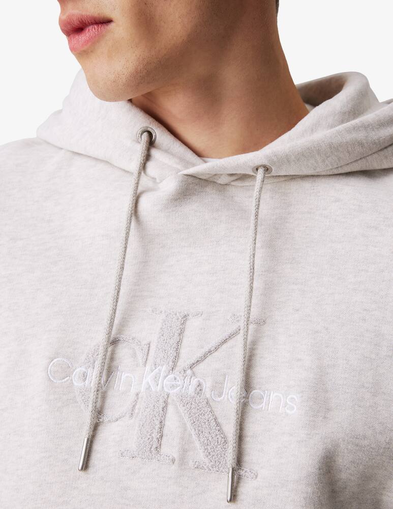 rinascente Calvin Klein Jeans Felpa con cappuccio logo chenille