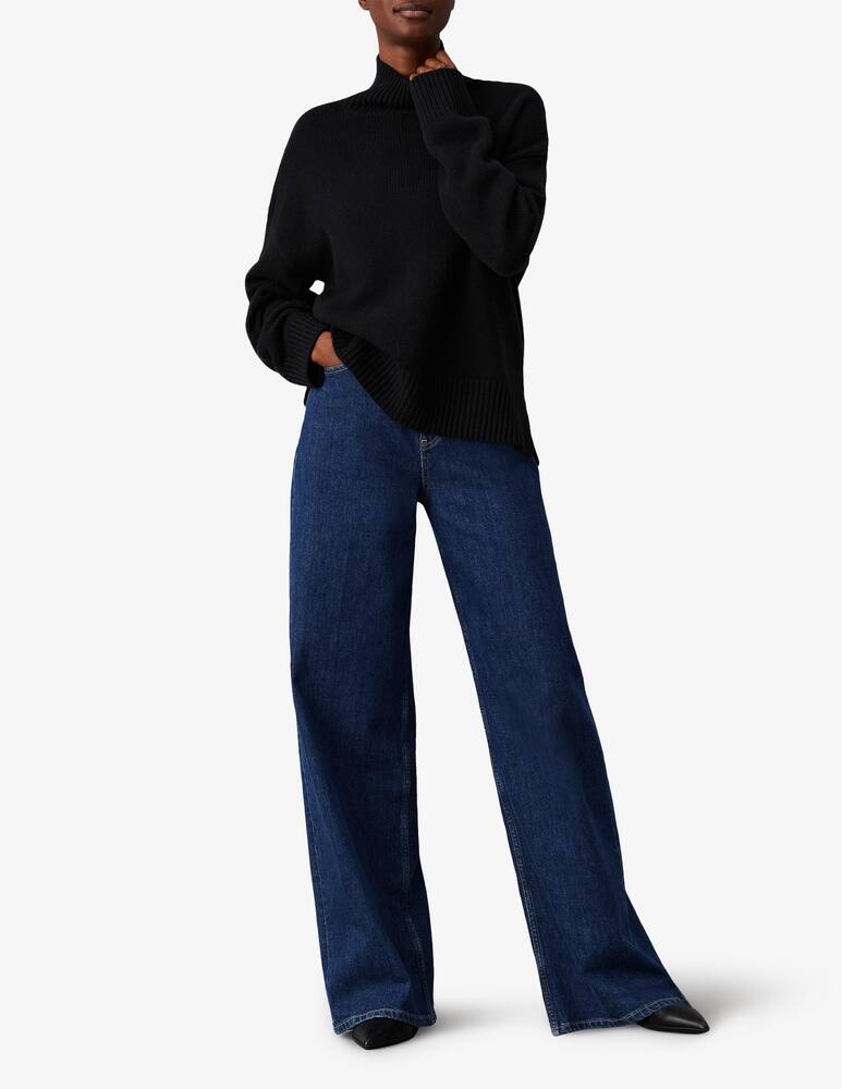 Calvin Klein Basic cashmere blend turtleneck - picture 2 Calvin Klein Basic cashmere blend turtleneck - picture 2