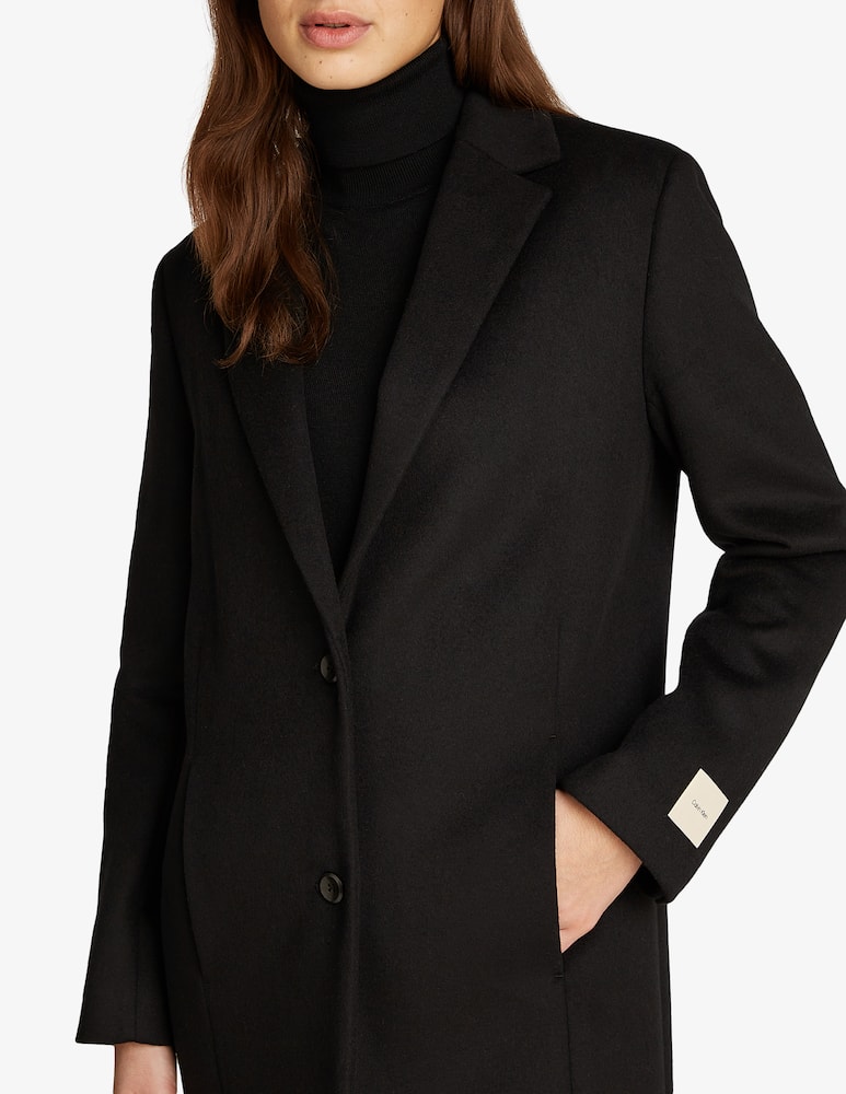Calvin Klein Cappotto corto 2 bottoni in lana - immagine 3 Calvin Klein Cappotto corto 2 bottoni in lana - immagine 3