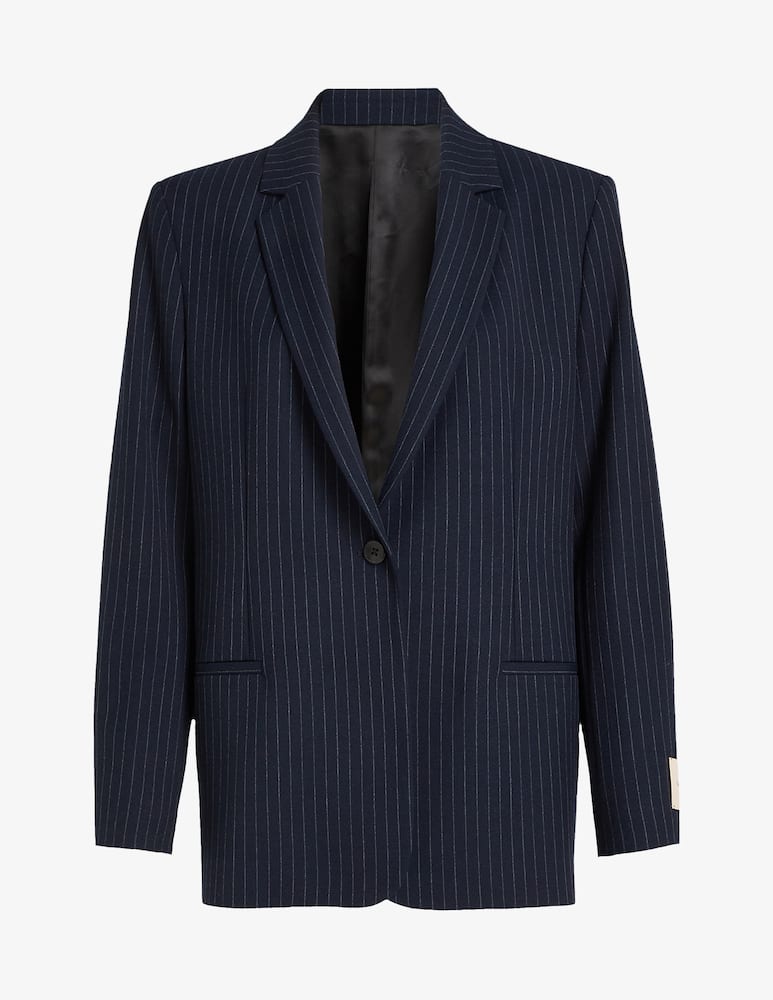 Calvin Klein Blazer 1 bottone gessato - immagine 4