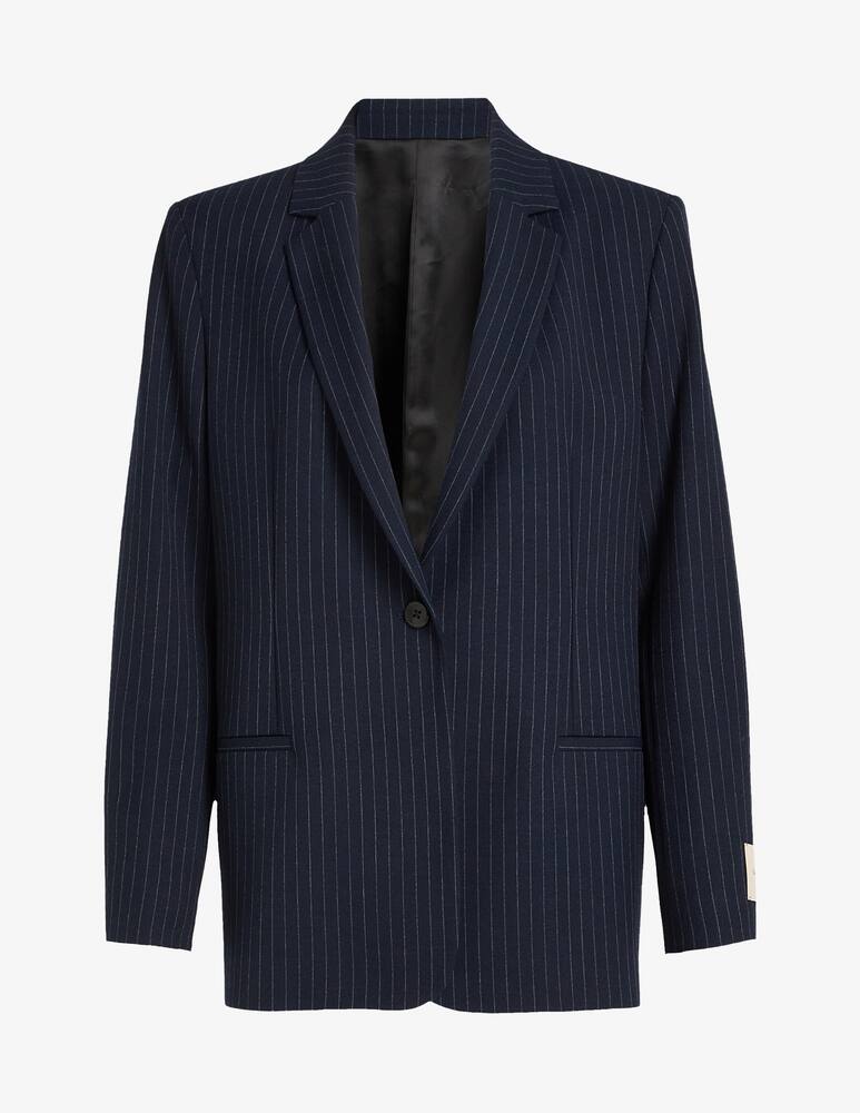 rinascente Calvin Klein Blazer 1 bottone gessato