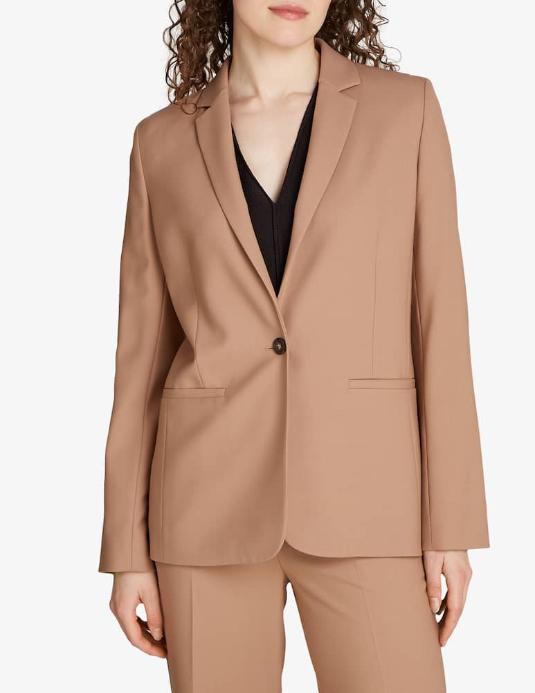 Calvin Klein Blazer 1 botone in lana stretch - immagine 1 Calvin Klein Blazer 1 botone in lana stretch - immagine 1