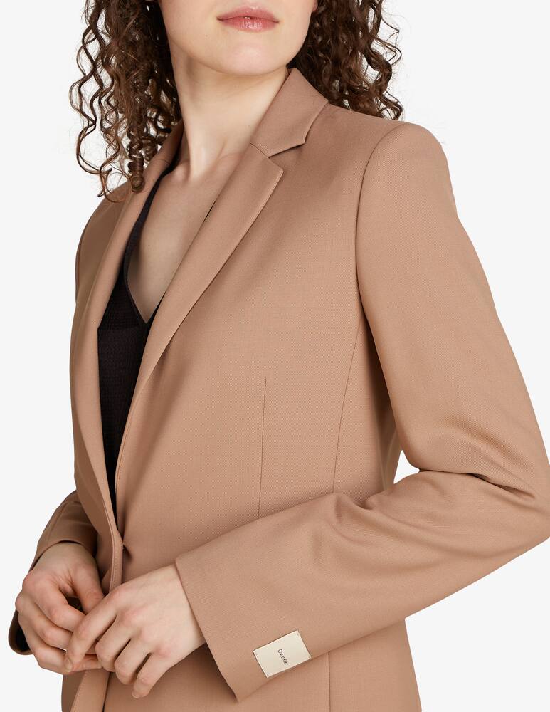 rinascente Calvin Klein Blazer 1 botone in lana stretch