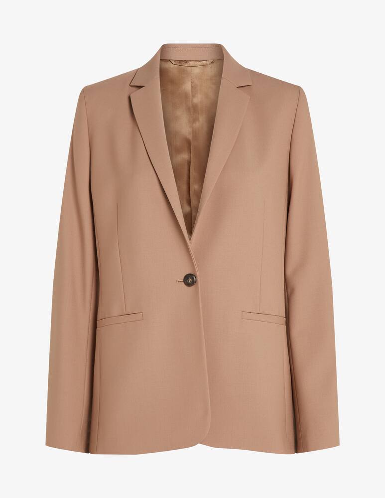 rinascente Calvin Klein Blazer 1 botone in lana stretch