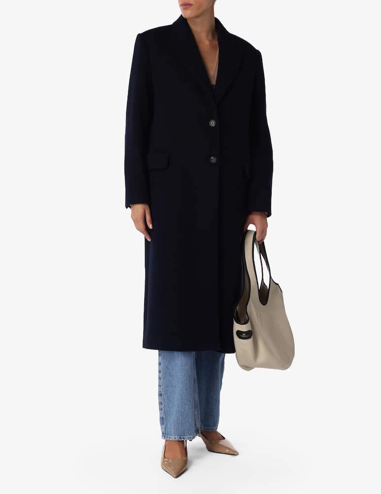 rinascente Calvin Klein Long wool coat with 2 buttons