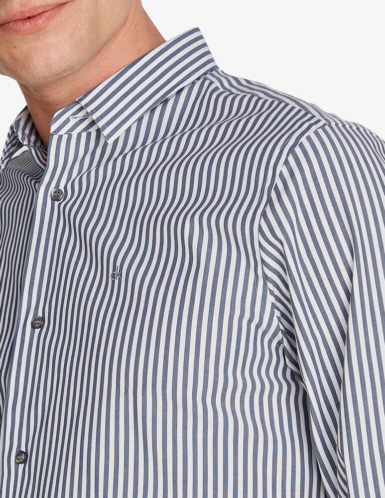 rinascente Calvin Klein Camicia popeline stretch a righe