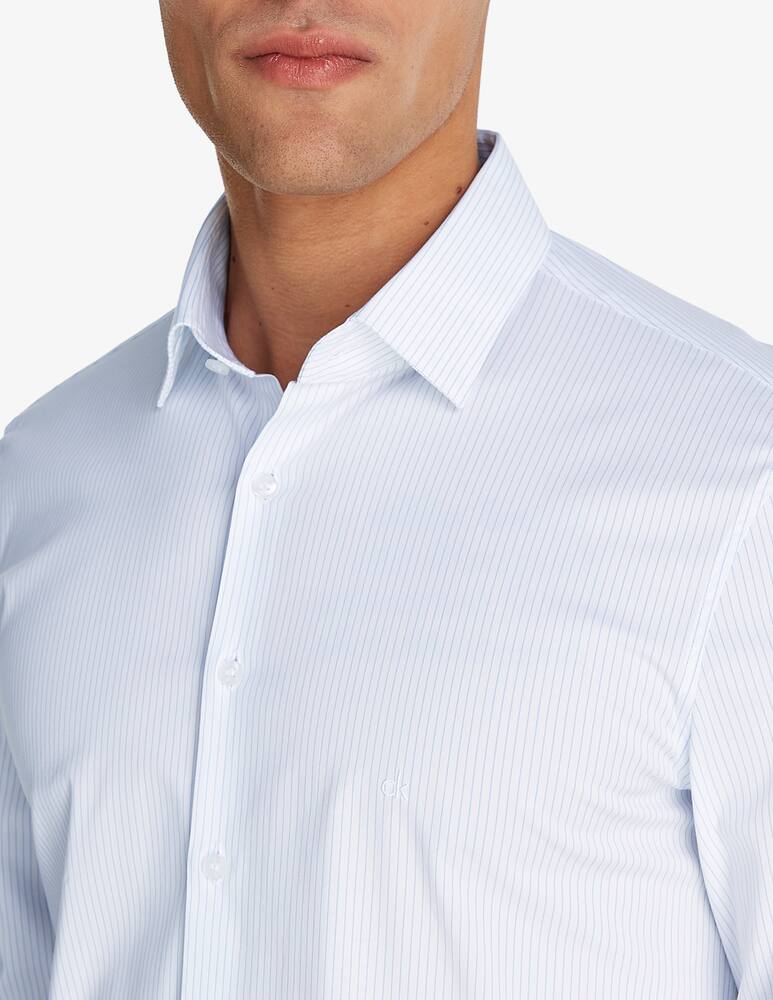 rinascente Calvin Klein Poplin stripe slim shirt