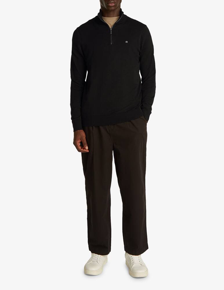 rinascente Calvin Klein Silk cotton sweater with zip