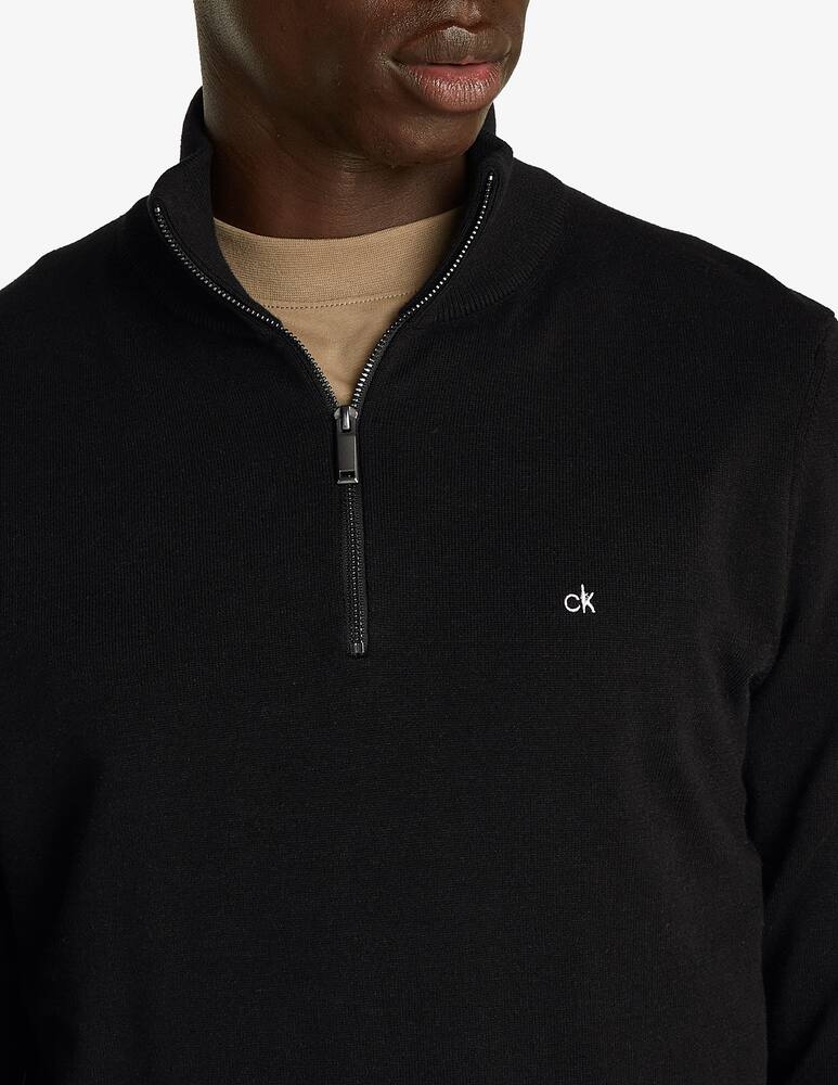 rinascente Calvin Klein Silk cotton sweater with zip