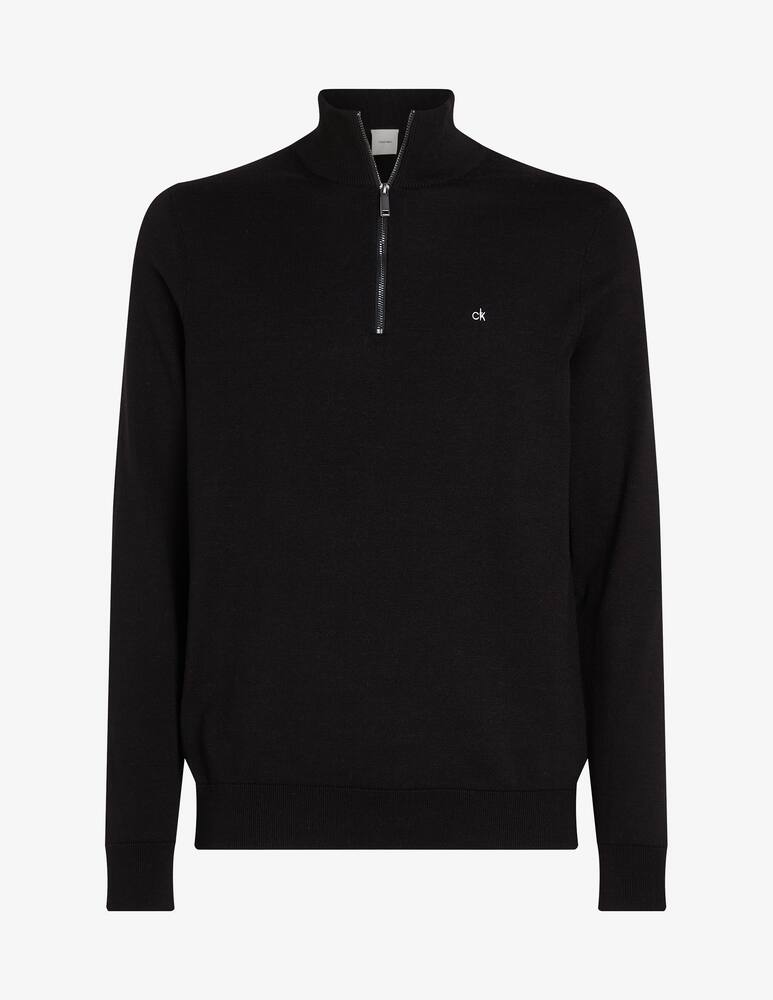 rinascente Calvin Klein Silk cotton sweater with zip