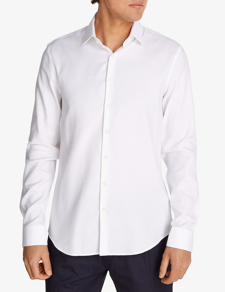 Calvin Klein Camicia non iron tonal dobby slim - immagine 1 Calvin Klein Camicia non iron tonal dobby slim - immagine 1