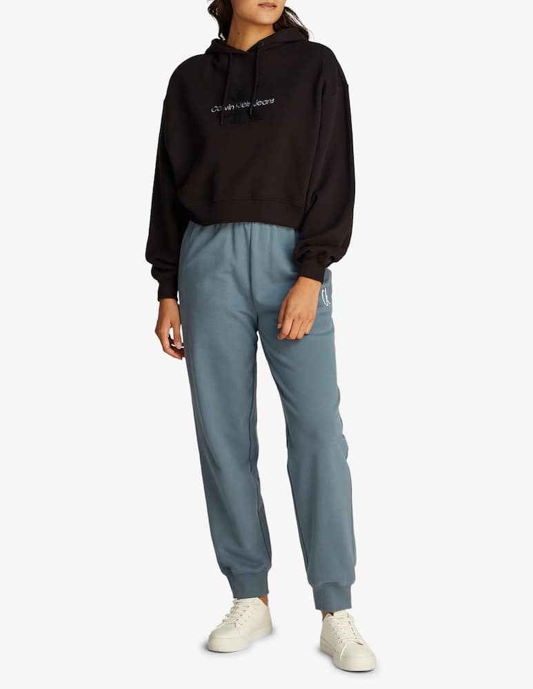 Calvin Klein Jeans Felpa con cappuccio in cotone - immagine 2 Calvin Klein Jeans Felpa con cappuccio in cotone - immagine 2