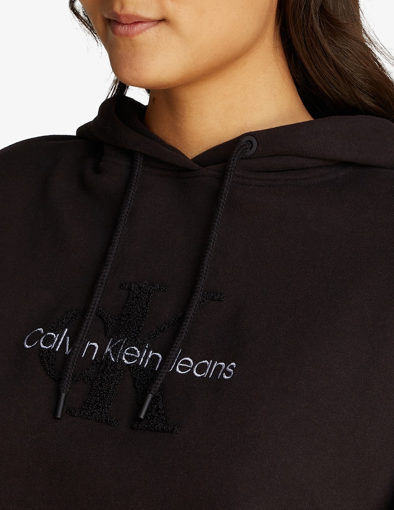 Calvin Klein Jeans Felpa con cappuccio in cotone - immagine 4 Calvin Klein Jeans Felpa con cappuccio in cotone - immagine 4