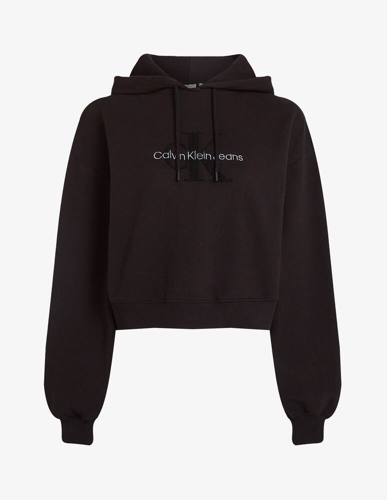 Calvin Klein Jeans Felpa con cappuccio in cotone - immagine 5 Calvin Klein Jeans Felpa con cappuccio in cotone - immagine 5