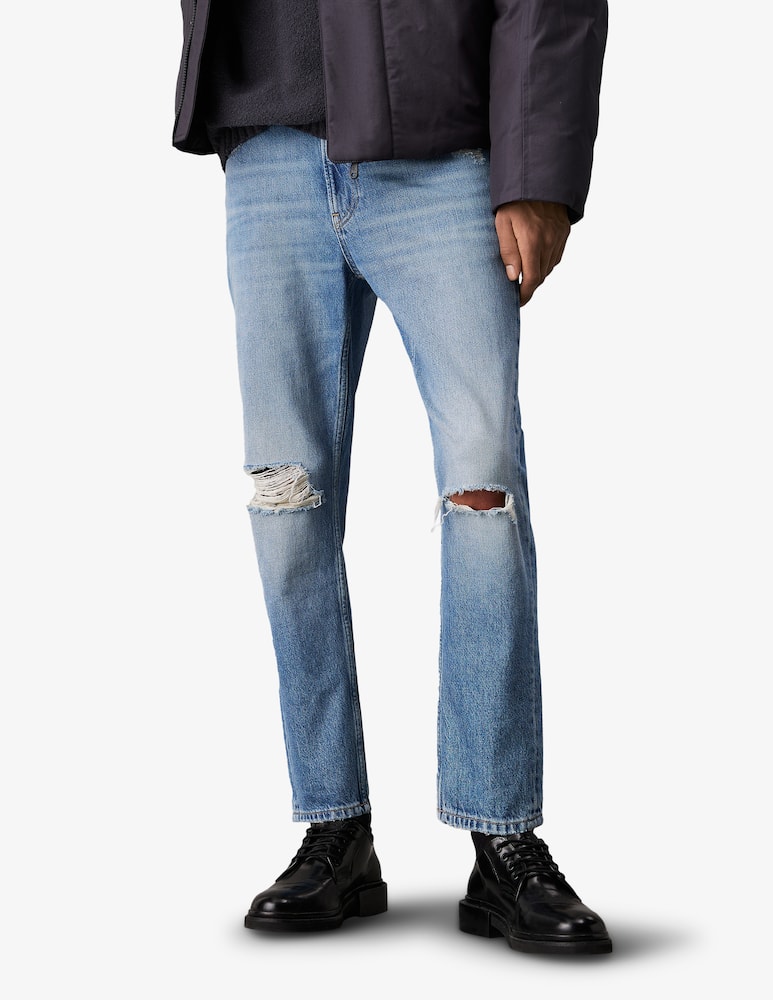 Calvin Klein Jeans Jeans dad chiaro rotture - immagine 1 Calvin Klein Jeans Jeans dad chiaro rotture - immagine 1