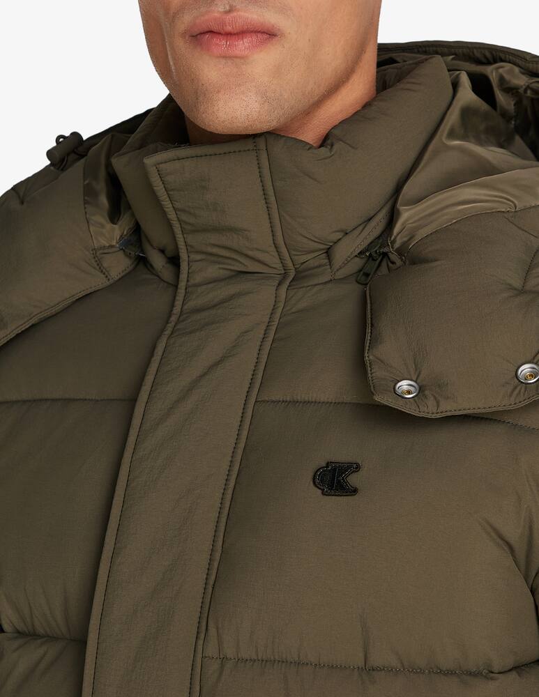 rinascente Calvin Klein Jeans Giacca puffer con cappuccio e logo laterale