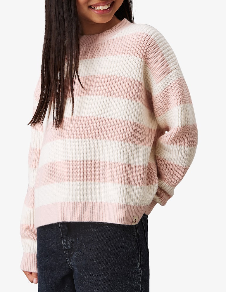 Calvin Klein Maglione in misto cotone a righe - immagine 1 Calvin Klein Maglione in misto cotone a righe - immagine 1