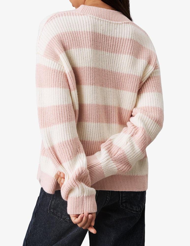 Calvin Klein Maglione in misto cotone a righe - immagine 3 Calvin Klein Maglione in misto cotone a righe - immagine 3