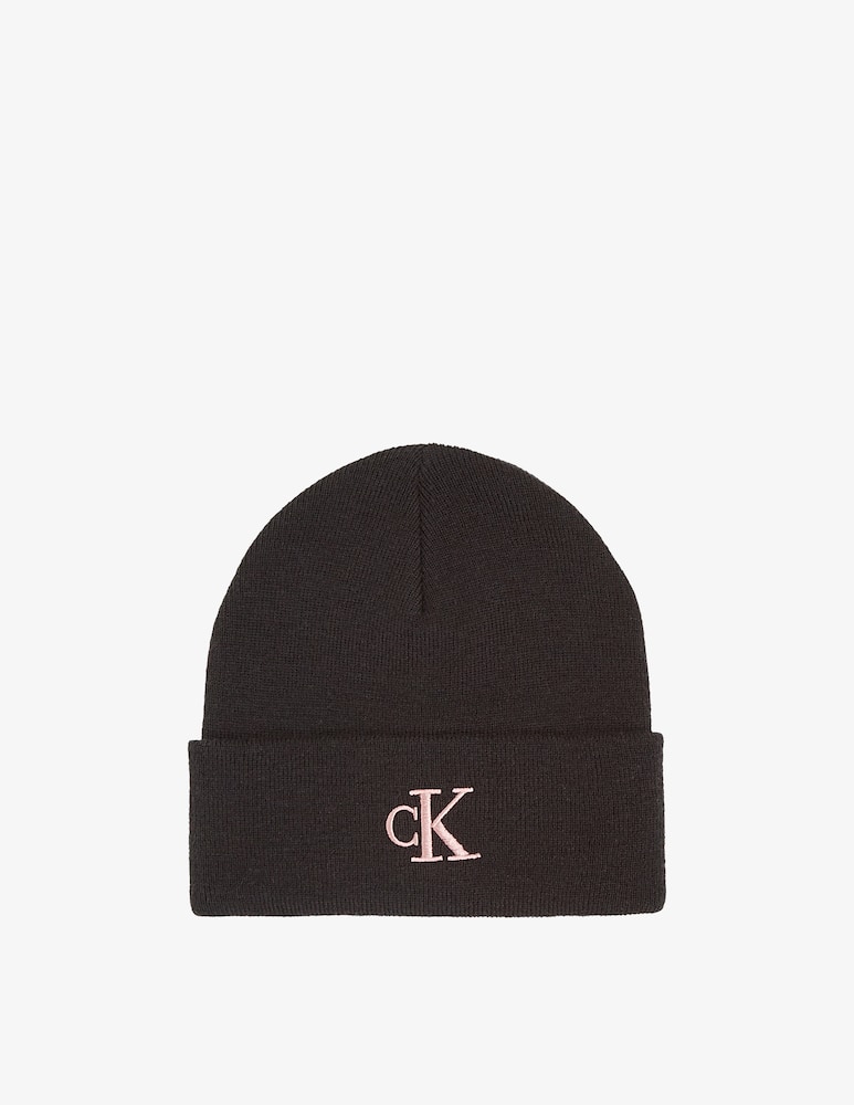 Calvin Klein Jeans Berretto monogram ricamato - immagine 1 Calvin Klein Jeans Berretto monogram ricamato - immagine 1
