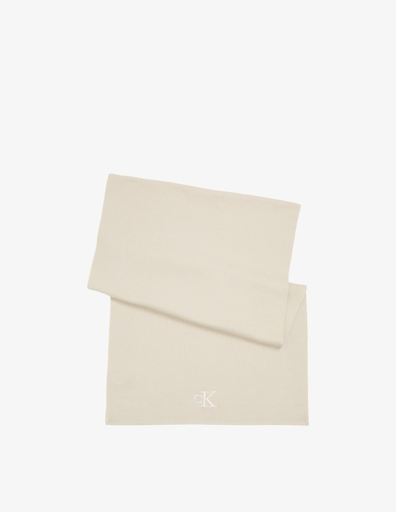 Calvin Klein Jeans Sciarpa monogram ricamata - immagine 1