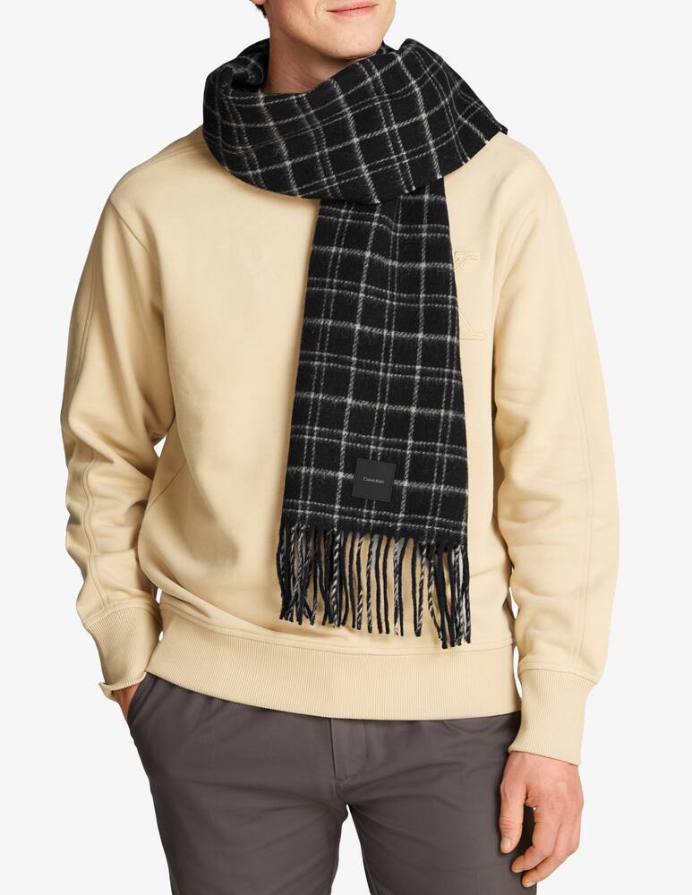 rinascente Calvin Klein Sciarpa mini check in lana