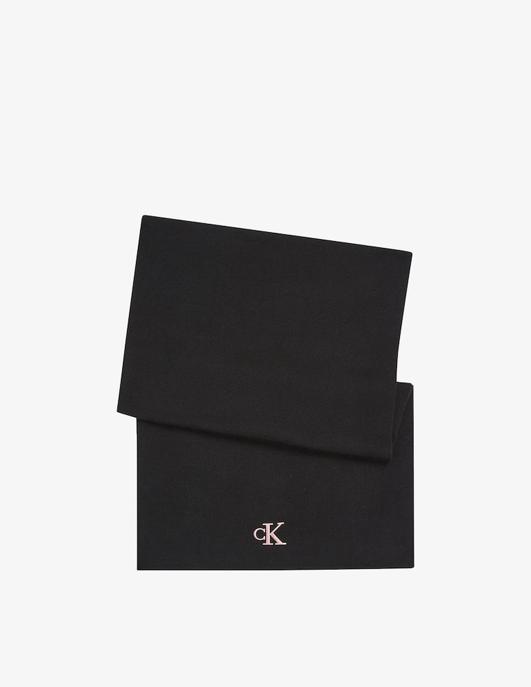 Calvin Klein Jeans Embroidered monogram scarf - picture 2 Calvin Klein Jeans Embroidered monogram scarf - picture 2