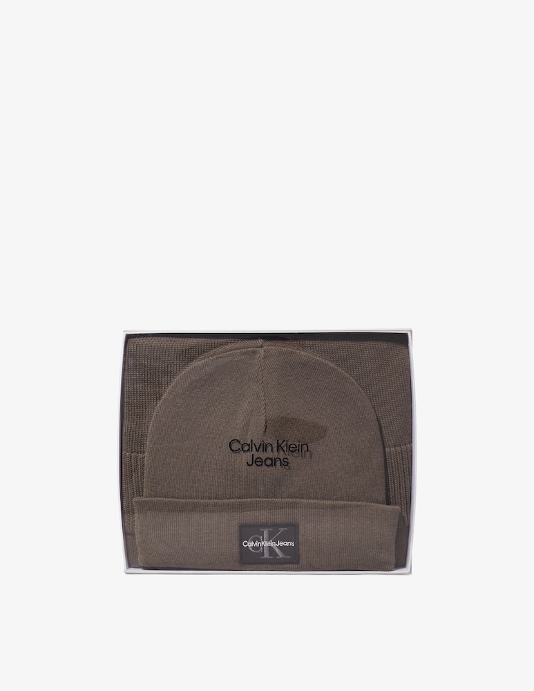 Calvin Klein Jeans Box beanie & sciarpa mono patch - immagine 5 Calvin Klein Jeans Box beanie & sciarpa mono patch - immagine 5