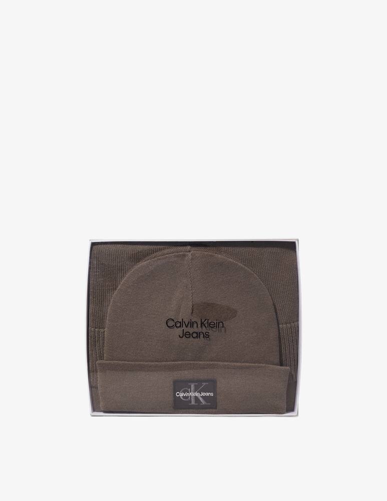 rinascente Calvin Klein Jeans Box beanie & sciarpa mono patch