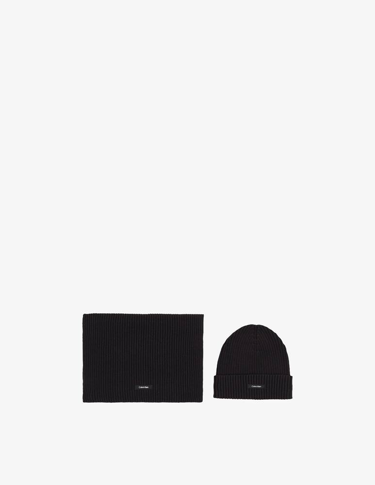 rinascente Calvin Klein Gift set classic beanie e sciarpa