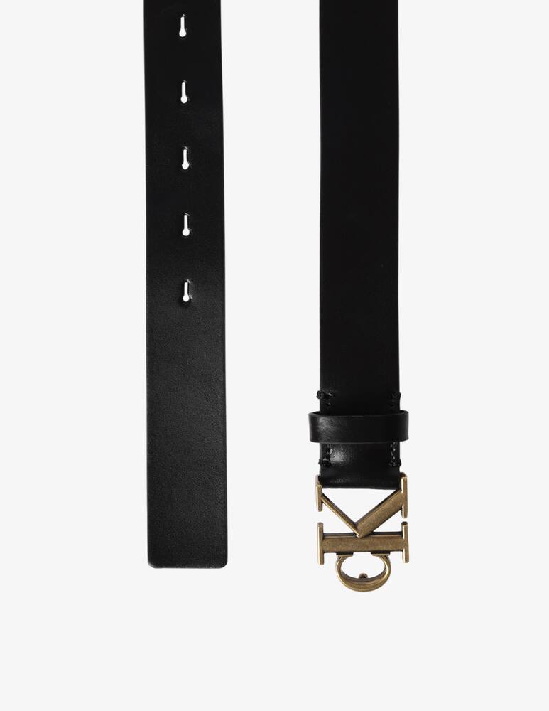 rinascente Calvin Klein Jeans 30mm mono plaque leather belt