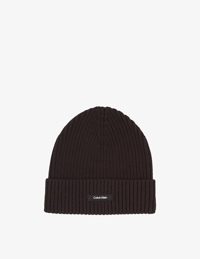 Calvin Klein Beanie classic in cotone - immagine 1 Calvin Klein Beanie classic in cotone - immagine 1