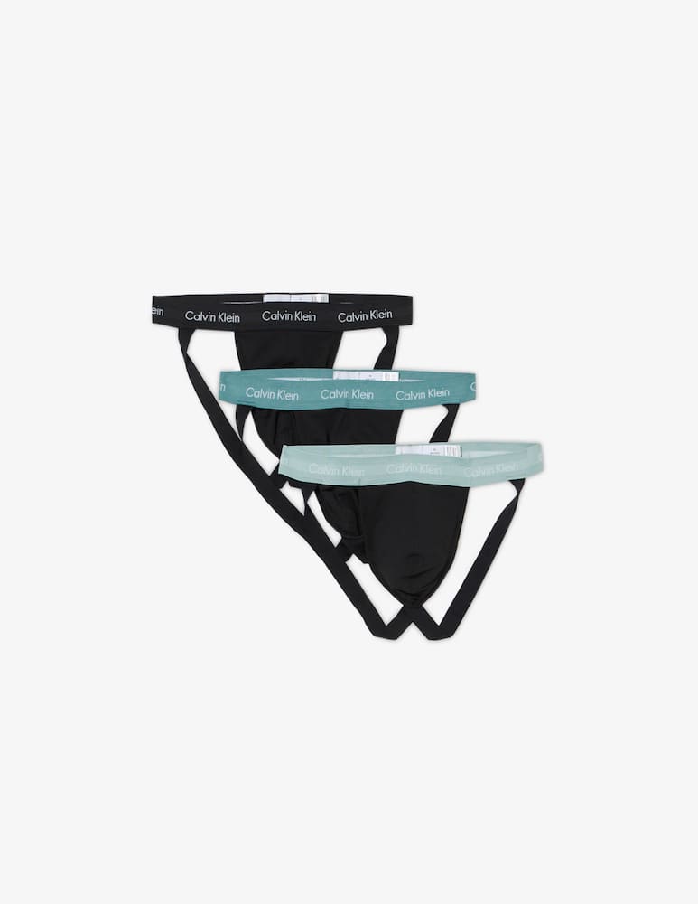 Calvin Klein 3 pack jock strap in cotone stretch - immagine 1 Calvin Klein 3 pack jock strap in cotone stretch - immagine 1