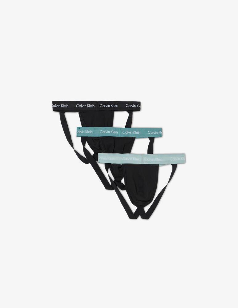 Calvin Klein 3 pack jock strap in cotone stretch - immagine 2 Calvin Klein 3 pack jock strap in cotone stretch - immagine 2