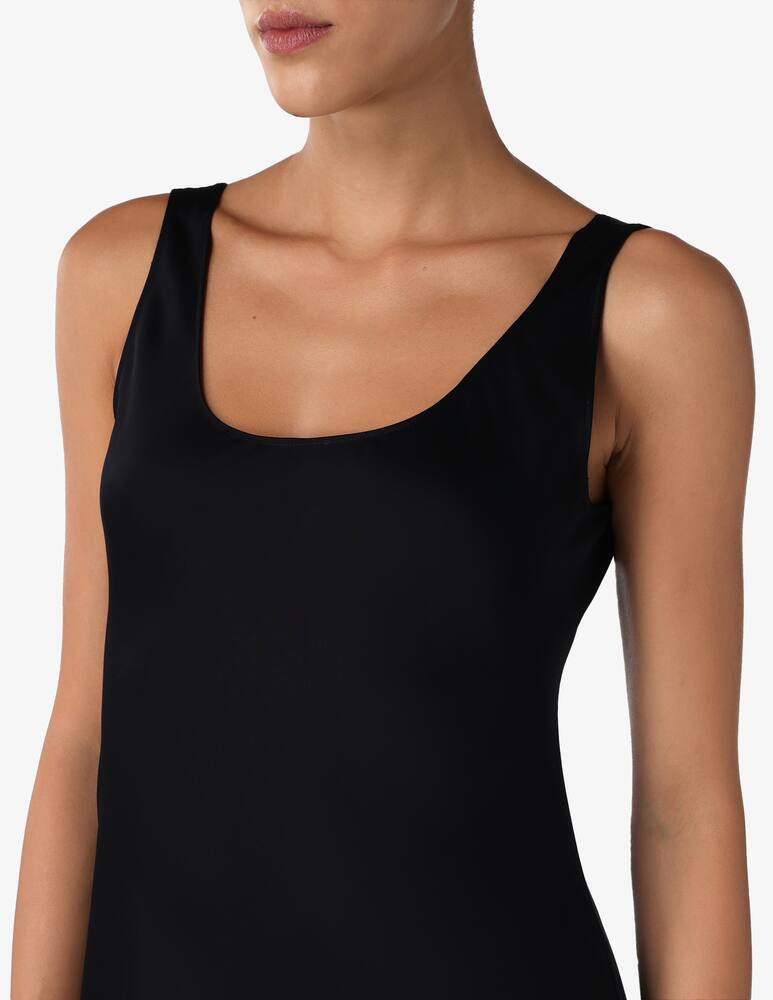 Calvin Klein Sleeveless skater dress in satin - picture 4 Calvin Klein Sleeveless skater dress in satin - picture 4