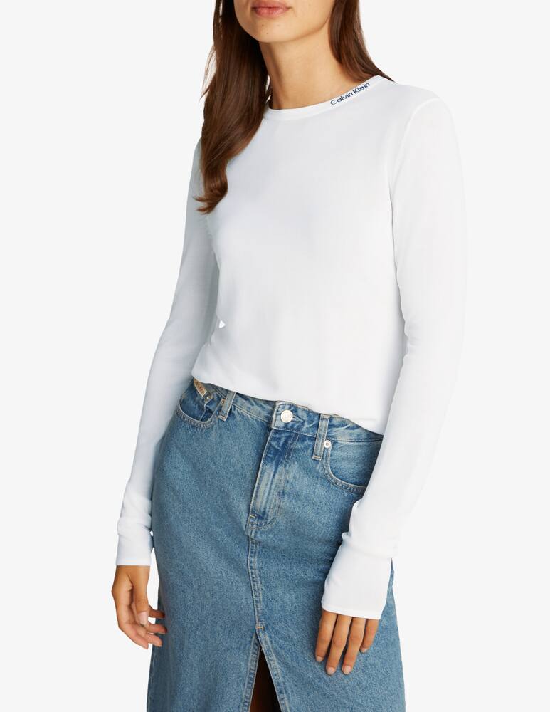 Calvin Klein Jeans Smooth yarn sweater - picture 1