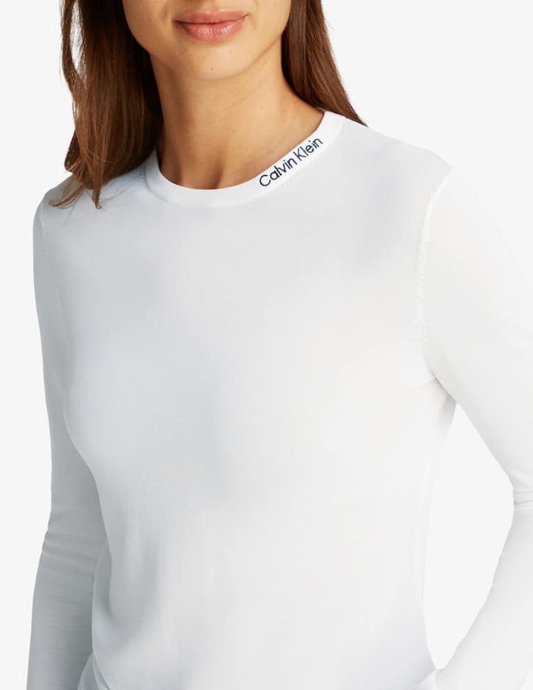 Calvin Klein Jeans Smooth yarn sweater - picture 4