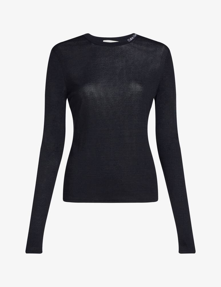 rinascente Calvin Klein Jeans Maglia girocollo in filato liscio