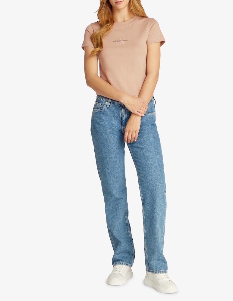 rinascente Calvin Klein Jeans T-shirt monologo slim fit