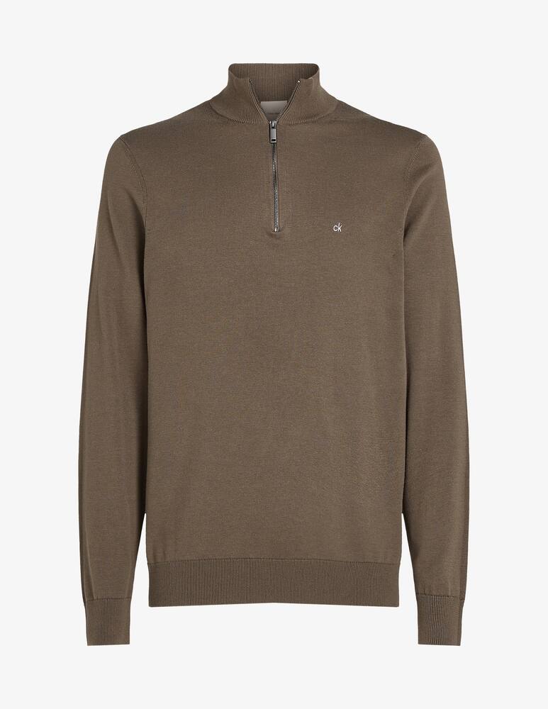 rinascente Calvin Klein Maglia cotone seta con zip