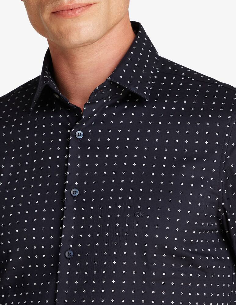 rinascente Calvin Klein Camicia slim a micro stampa