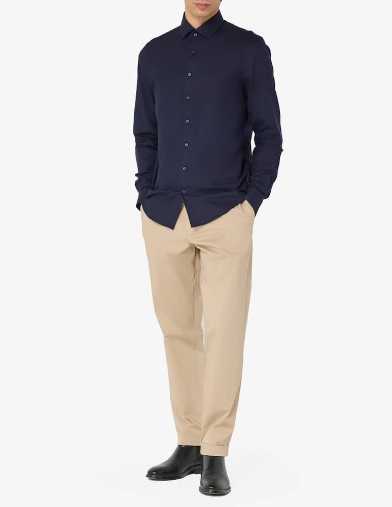 Calvin Klein Camicia slim collo contrasto - immagine 2 Calvin Klein Camicia slim collo contrasto - immagine 2