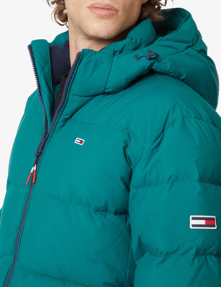 rinascente Tommy Jeans Hooded puffer jacket - Green