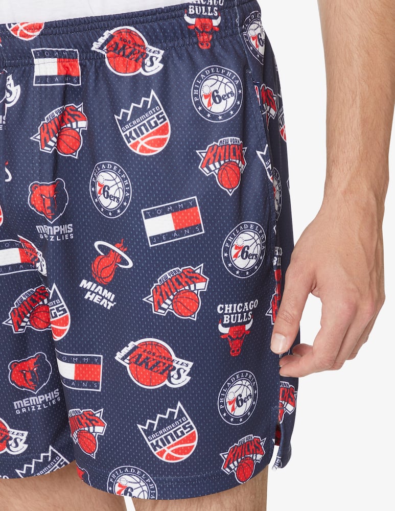 rinascente Tommy Jeans Nba mesh shorts - Multicolor