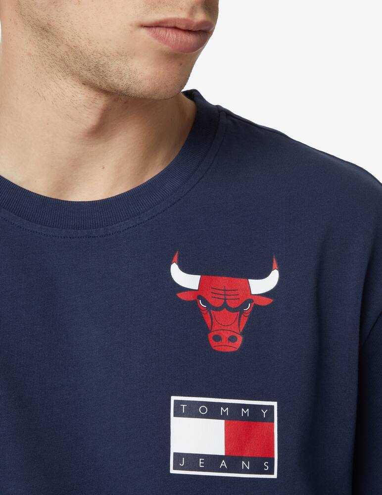 rinascente Tommy Jeans Maglietta nba - blu scuro