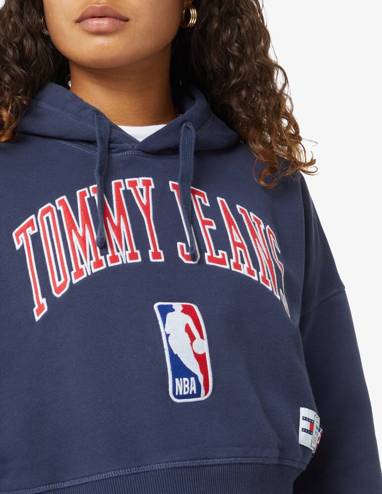 rinascente Tommy Jeans Felpa con cappuccio in cotone - Blu